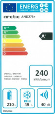 Frigider cu doua usi Arctic AND275+, Clasa A+ foto