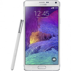 Telefon mobil Samsung Galaxy Note 4 16GB Lte 4G Alb foto