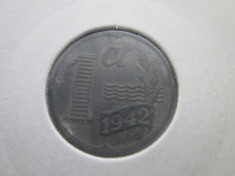 Olanda 1 cent 1942 foto