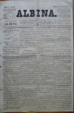 Ziarul Albina , nr. 48 , 1870 , Budapesta , in limba romana , Director V. Babes