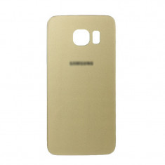 Samsung S6 Edge Plus - Capac/Spate Din Sticla Culoare Auriu Cu Banda Adeziva foto
