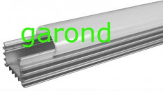 Radiator Cu Sina De Protectie, Pt. Benzi Metalice Cu LED - 18x10x1000mm/1317 foto