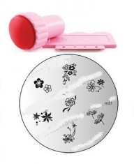 Set pentru decorarea unghiilor stamping nail art foto