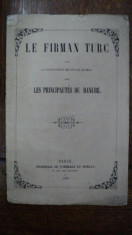 Frimanul pentru convocarea divanelor ad hoc in Principatele Danubiene, Paris 1837 foto