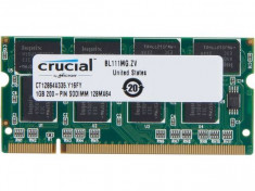 Memorie RAM Laptop 1Gb DDR 333Mhz PC2700 SO-DIMM Memory foto