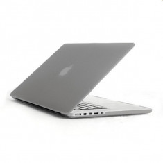 Carcasa protectie slim din plastic pentru MacBook Pro Retina 15.4&amp;quot;, gri foto