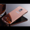 Bumper Samsung Galaxy S5 G900 Aluminiu + Capac Mirror Rose Gold