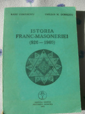 ISTORIA FRANC-MASONERIEI 920-1960 RADU COMANESCU EMILIAN M.DOBRESCU foto