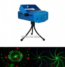 Mini Laser Stroboscopic Rosu Verde YX17 foto