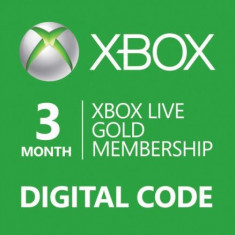 Abonament XBOX Live Gold 3 luni - Cod Digital foto