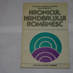 Hronicul handbalului romanesc - Dumitru Popescu-Colibasi , Radu Badescu - 1981