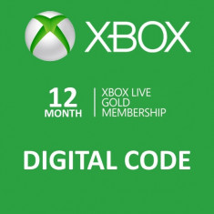 Abonament XBOX Live Gold 12 luni - Cod Digital foto