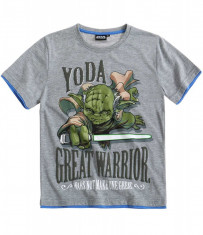 Tricou Star Wars gri deschis foto