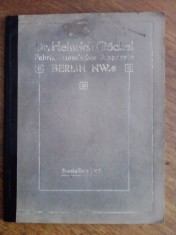 Catalog aparatura chimica Dr. Heinrich Gockel / R7P5