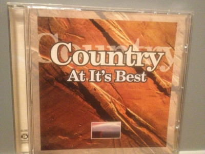 COUNTRY AT IT&amp;#039;S BEST - Various Artists - cd/Original/stare FB (2002/QED/GERMANY) foto