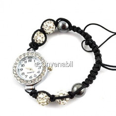 Ceas Shamballa tip Bratara cu Cristale foto