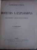 Construction des moteurs a explosions - D. Casalonga / R7P5, Alta editura