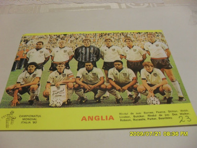 foto Anglia CM Italia 1990 foto
