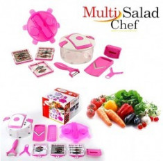 Dispozitiv pentru feliat si maruntit legume Multi Salad Chef foto