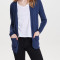 Cardigan cu buzunare - Only - art. 15109459 bleumarin