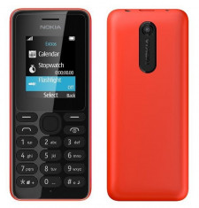 Nokia 108 Single Sim Red foto