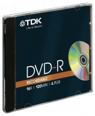 DVD-R TDK 16X 4,7GB jewel case bulk foto