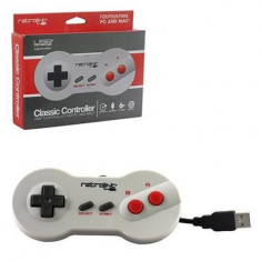 Retro Link Nes Dogbone Controller Usb Wired For Pc And Mac foto