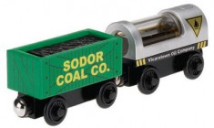 Jucarie Thomas And Friends Wooden Railway Oil And Coal Cargo foto