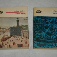 Opere alese - Edgar Quinet - 2 vol. - Editura Minerva - 1983