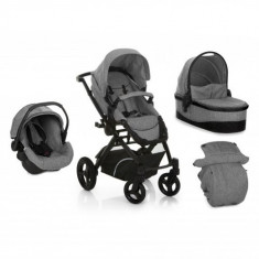 Set Carucior Maxan 4 Trioset Melange Grey foto