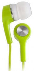 Handsfree (casti) Forever stereo pentru MP3, MP4, telefoane, PC verde foto