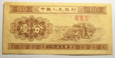 1 fen 1953 China foto