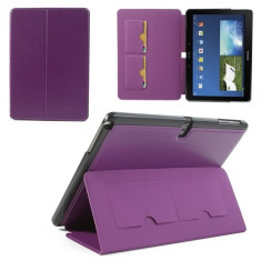 Husa tip carte mov cu stand (MLC) pentru tableta Samsung Galaxy Note 10.1 (SM-P600 / SM-P605 3G/LTE) (2014 Edition) / Tab Pro 10.1 (SM-T520) / Tab Pr foto