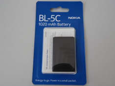 Acumulator Nokia BL-5C Li-Ion Blister pentru telefon Nokia 3650, 3660, 5030, 5130 XM, 6030, 6085, 6086, 6230, 6230i, 6267 foto