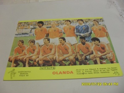 foto Olanda CM Italia 1990 foto