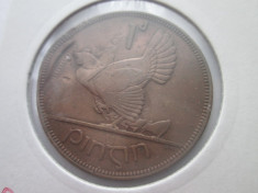 Irlanda 1 pingn(penny) 1937 foto