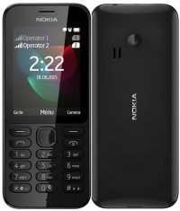 Nokia 222 Dual SIM Black foto