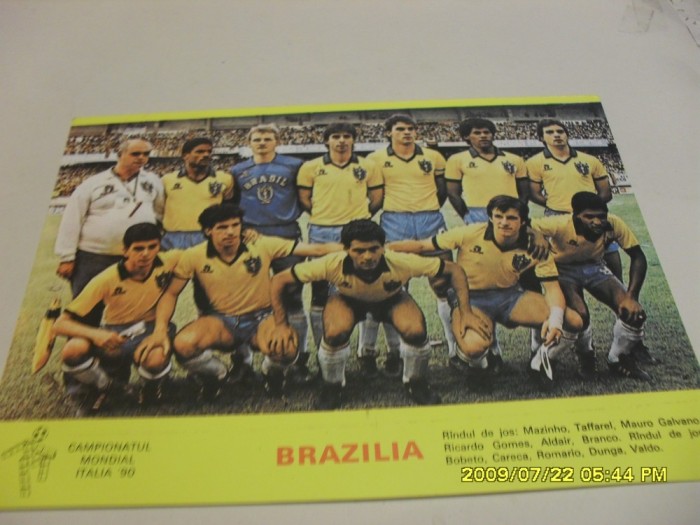 foto Brazilia CM Italia 1990