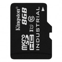 Card Kingston Industrial microSDHC 8GB 20 Mbs Clasa 10 UHS-I U1 foto