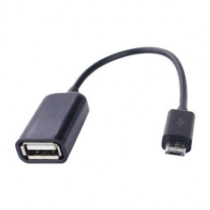 Adaptor OTG USB mama - microUSB tata (S-K07) foto