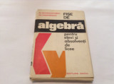 Algebra. Fise de algebra pentru elevi. 1976,RF10/2,RF12/3