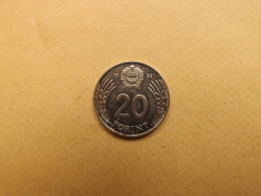 Ungaria 20 Forint 1989 - MU 2 foto