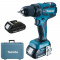 MAKITA DDF459RYE Masina de gaurit si insurubat cu 2 acumulatori Li-Ion, 18V,...