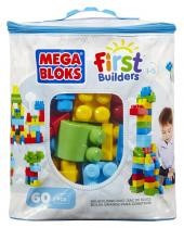 Set Mega Bloks FIRST BUILDERS BUILDING BAG 60PCS CLASSIC - DCH55 foto