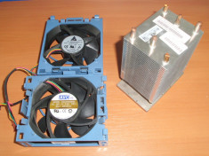 Set Heatsink + 2 Ventilatoare HP Proliant ML350 G6 foto