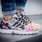 UNICAT ! ADIDASI ORIGINALI 100% Adidas ZX Flux The Farm Pack Floral NR 36