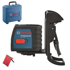 BOSCH GLL 2-15 + BM 3 Nivela laser cu linii (15 m) + Suport multifunctional... foto