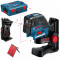 BOSCH GCL 25 + BM 1 + L-BOXX Nivela laser puncte-linii + BM 1 Suport special...