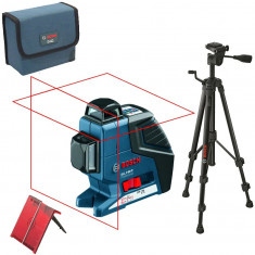 BOSCH GLL 2-80 P + BS 150 Professional Nivela laser cu linii + Stativ... foto