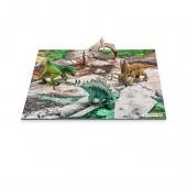 Set Figurine Schleich Mini Dino + Puzzle Discover - 42213 foto